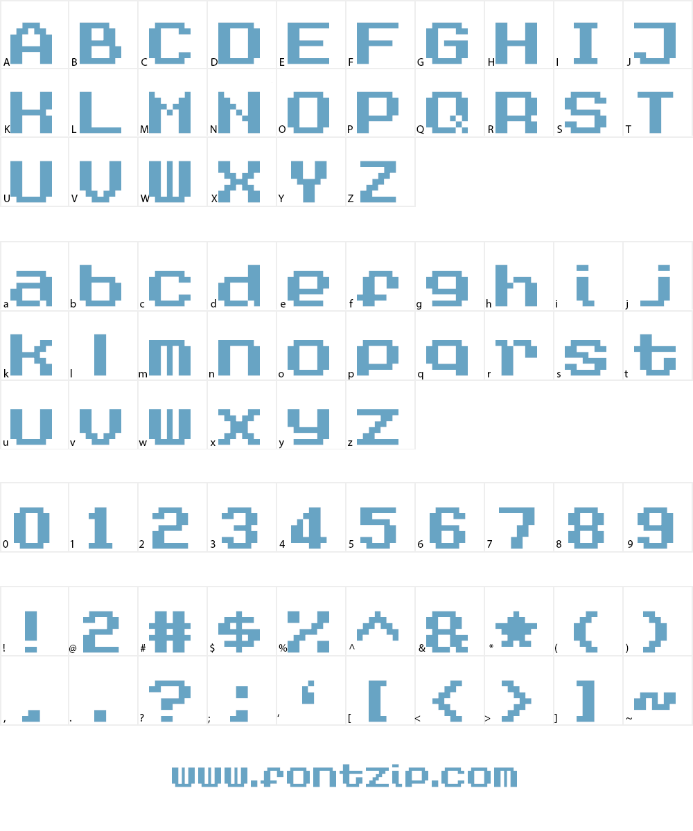 A Goblin Appears! Font Character